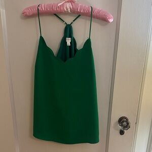 J. Crew Green Camisole Top
